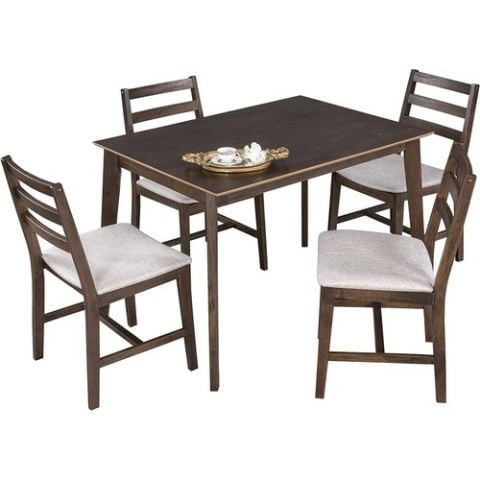 Vitale Middle Masa Sandalye Seti Bej MS.SET22