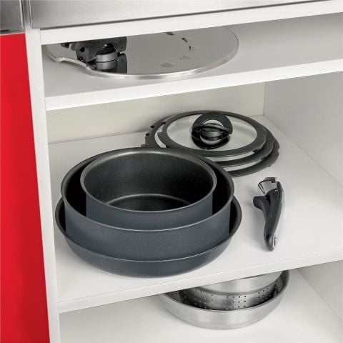 Tefal Titanium Expertise 3X Ingenio Büyük Set 12 Parça Tencere Seti - 2100103640