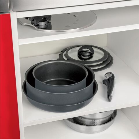 Tefal Titanium Expertise 3X Ingenio Büyük Set 12 Parça Tencere Seti - 2100103640