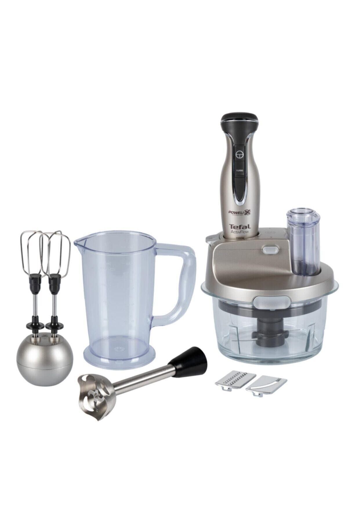 Tefal Powelix Activflow Expert Blender Seti Cam Hazneli 1500 W Gümüş - 9100046722