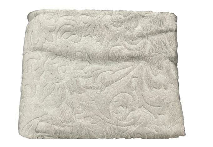 Sesli Home Emboss Battaniye Tek Kişilik Gri 160*220 SAR556