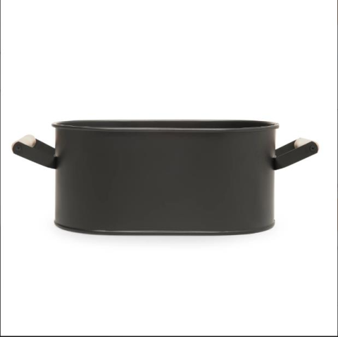 The Mia Ahşap Kesme Tahtalı Ekmek Kutusu Siyah AN326MTL02001