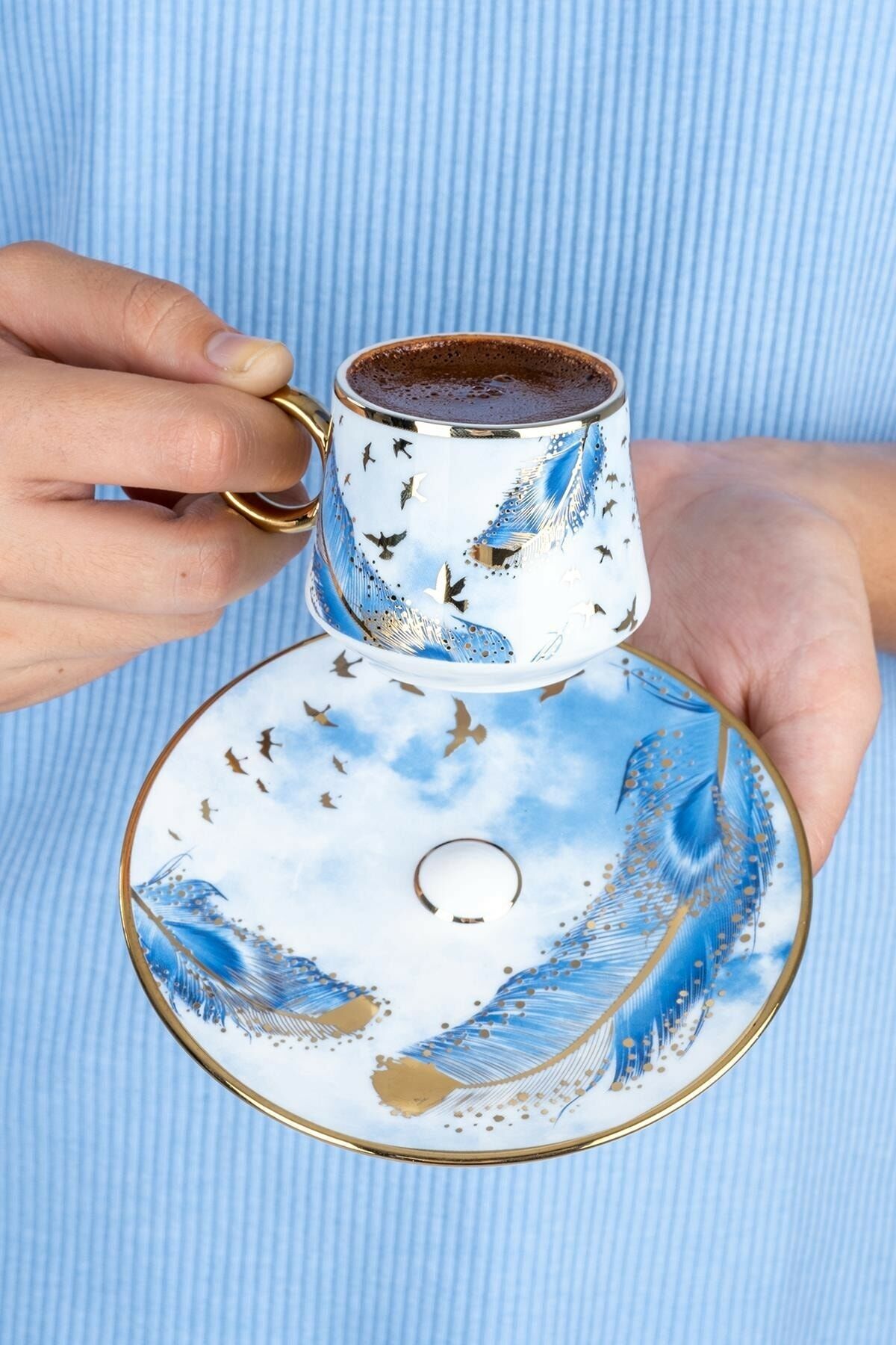 Acar Elenor 6 Kişilik Kahve Fincanı Takımı HXF-21-0129/12