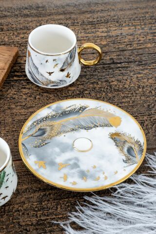 Acar Elenor 6 Kişilik Kahve Fincanı Takımı HXF-21-0129/12