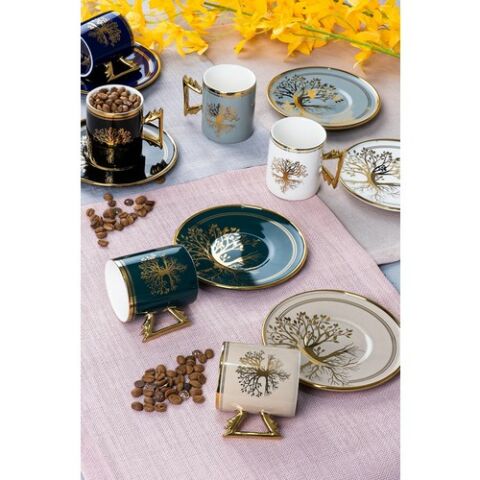 Acar Ezra 6 Kişilik Kahve Fincanı Takımı HXF-21-0130/12