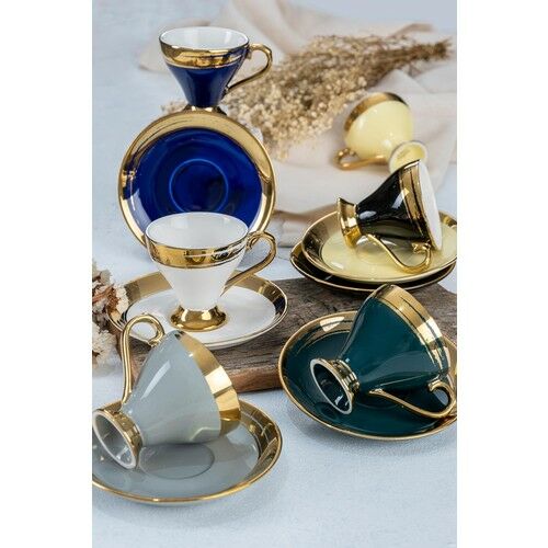 Acar Alexa 6 Kişilik Kahve Fincanı Takımı HFX-21-0124/12