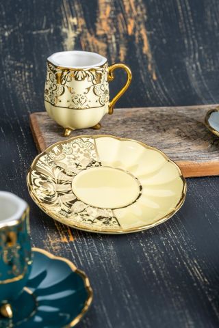 Acar Scarlet 6 Kişilik Kahve Fincanı Takımı HXF-21-0122/12