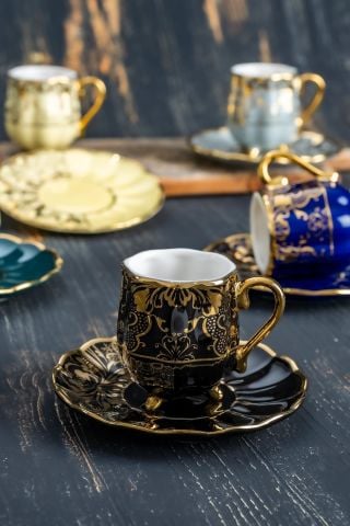 Acar Scarlet 6 Kişilik Kahve Fincanı Takımı HXF-21-0122/12