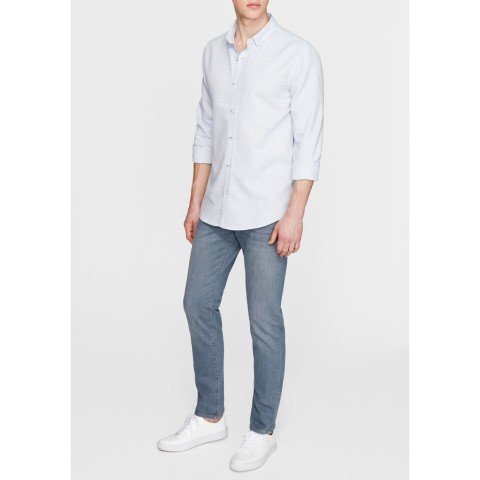 MAVİ Cepsiz Buz Mavisi Gömlek 020579-28436