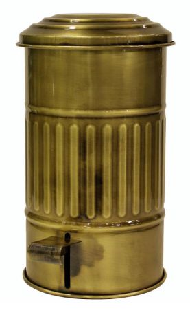 Beyler 4Lt Pedallı Çöp Kovası Parlak Altın 31Cm 1MTL-828-PA