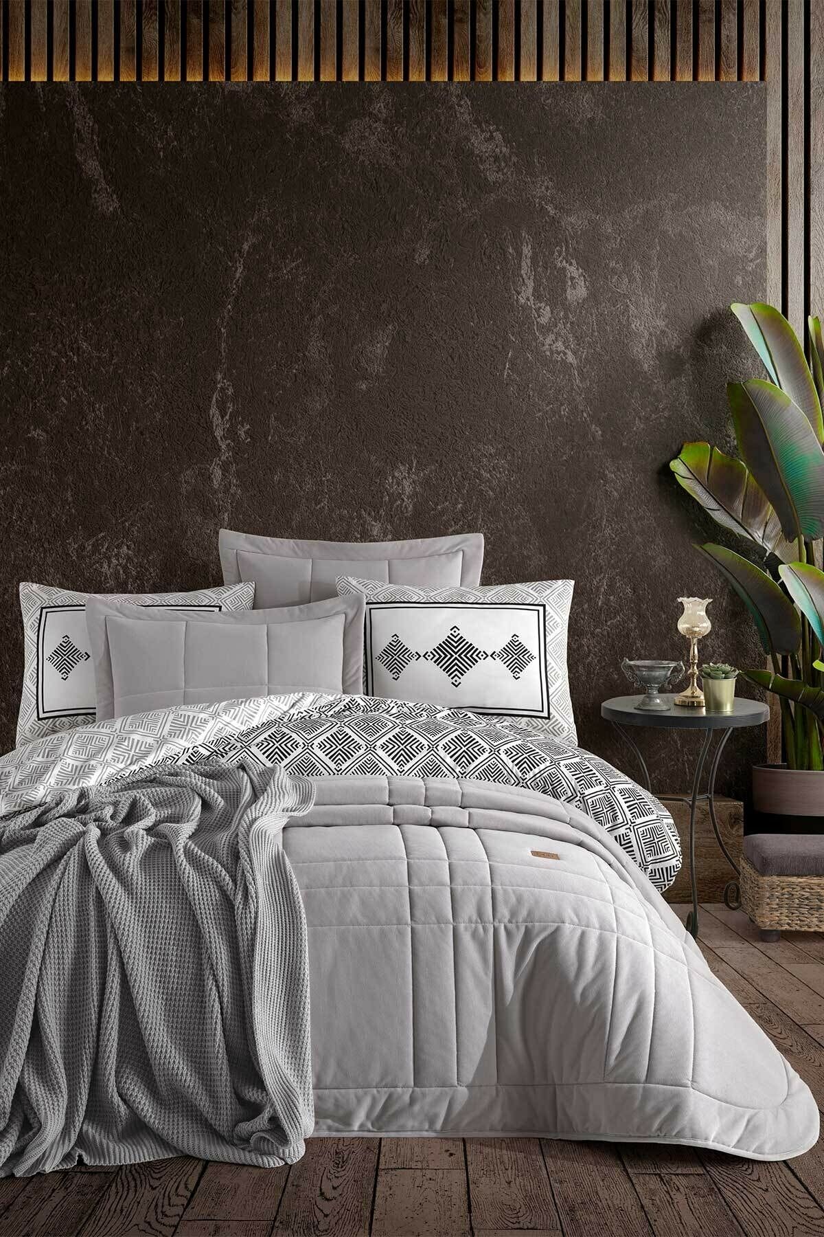 Elart Çeyiz Paketi 8 Parça Emily Gümüş E-67623-EG