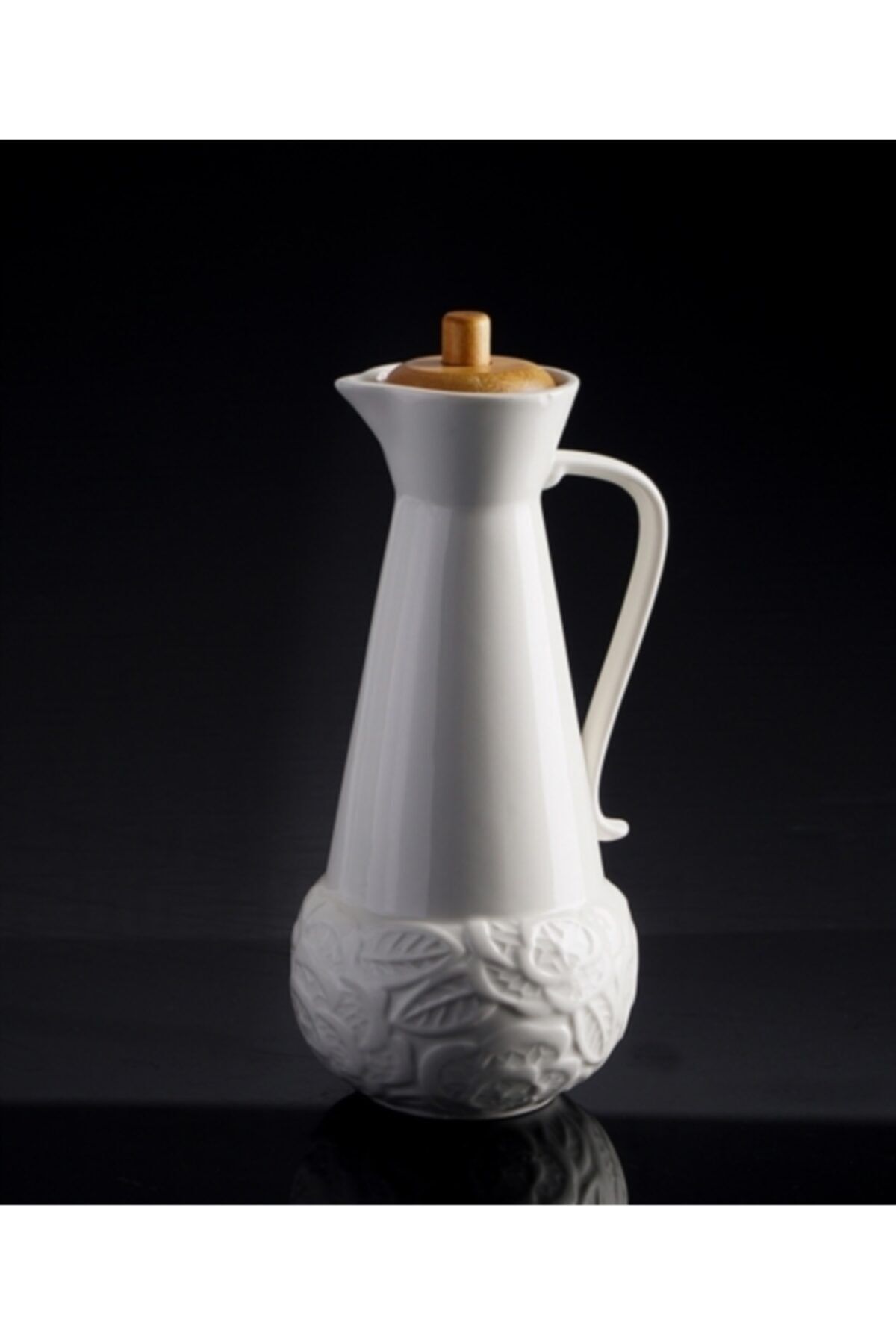 Acar Porselen Bambu Kapaklı Yağlık PORJ-010166/12