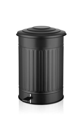 Beyler 37 Lt Pedallı Çöp Kovası Mat Siyah 1MTL-830-MS