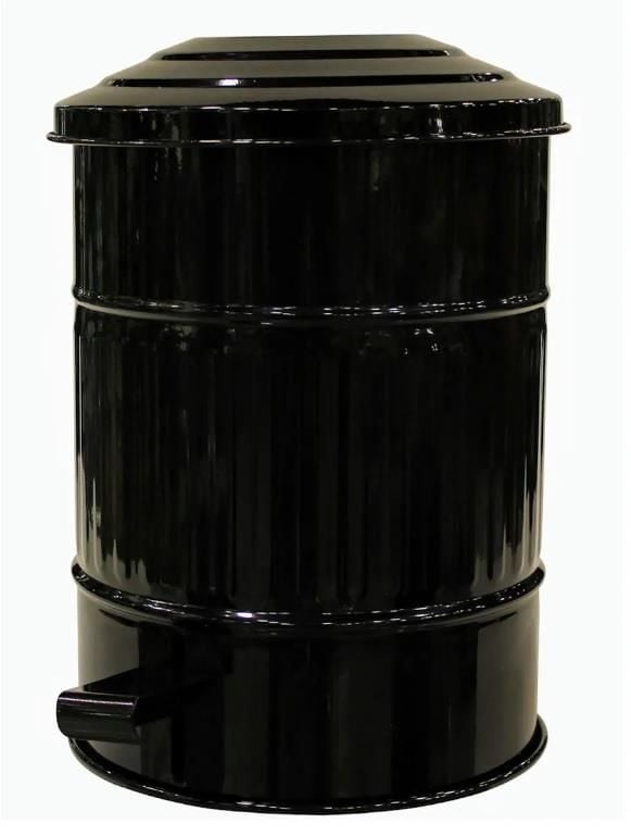 Beyler 37 Lt Pedallı Çöp Kovası Parlak Siyah 1MTL-830-PS