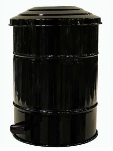 Beyler 37 Lt Pedallı Çöp Kovası Parlak Siyah 1MTL-830-PS