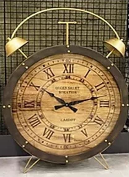 Beyler Ayaklı Çalar Saat Kahve Siyah 1SAS-409