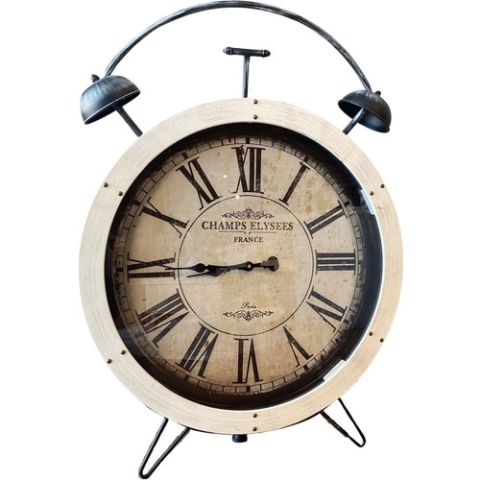 Beyler Ayaklı Çalar Saat Krem 1SAS-410