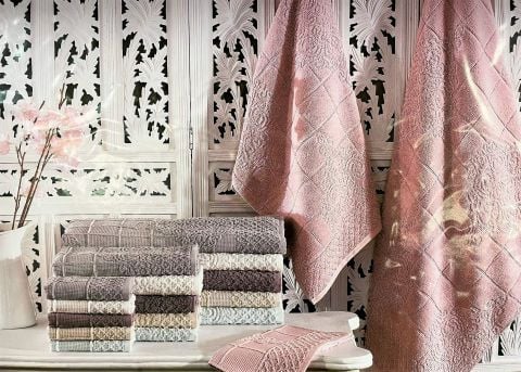 Gelin Home Assos 3 Lü Havlu Set Gül Kurusu 2182.1229