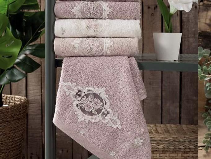 Pupilla Collection 30*50  Bambo Flora Nakışlı 3'lü Kutu Mutfak Havlusu 3384001035