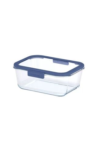Prima Nova Fika Glace Cam Saklama Kabı 1200ml Mavi