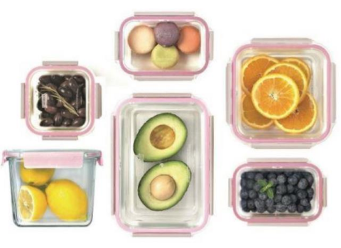 Glasslock Yuvarlak Cam Saklama Kabı 2000ML D-MBCB200