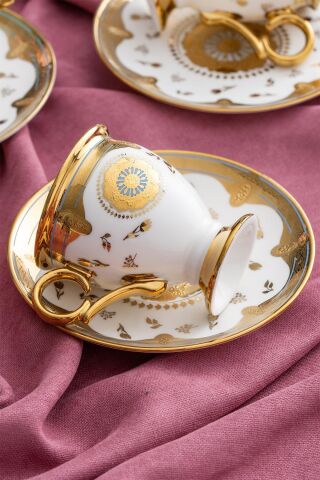 ACAR Zaira 6 Kişilik Kahve Fincanı Takımı - 90 ml